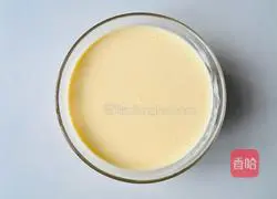 Illustration of how to make purple sweet potato yogurt pseudo-cheesecake without whipping and 0 failures 2