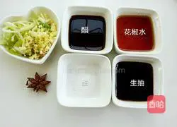 Illustration of how to make oily meat 5