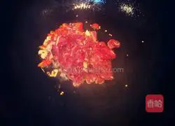 Illustration of how to make kimchi shredded beef 5