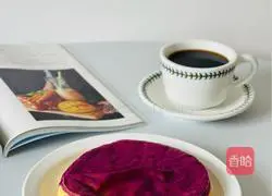 No whipping 0 failed Illustration of how to make purple sweet potato yogurt pseudo-cheesecake 5