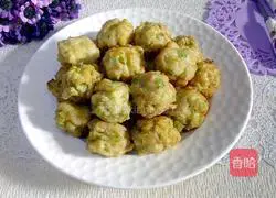 Illustration of how to make fried radish balls 14
