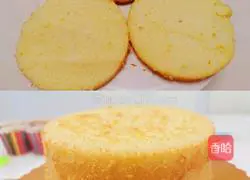 Illustration of how to make simple fruit birthday cake with mango and dragon fruit 1