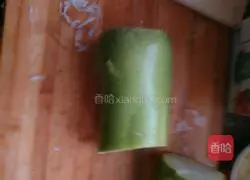 Illustration of how to make fried radish balls 1