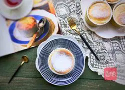 Illustration of how to make French dessert