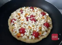 Illustration of how to make cherry tomato fruit pizza 11