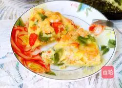 Illustration of how to make instant noodles pizza 14