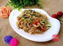 Illustration of how to make cold noodles 8