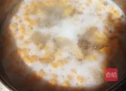 Illustration of how to make fried sesame seeds with minced meat and parsley 4