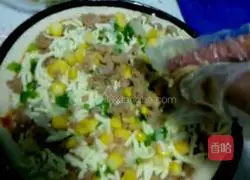 Tuna Floss Pizza Recipe Illustration 4