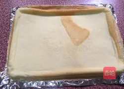 Illustration of how to make meat floss cake rolls 15