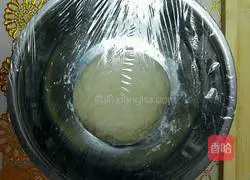 Illustration of how to make ham pizza (including crust) 4