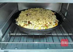 Illustration of grilled pizza 13