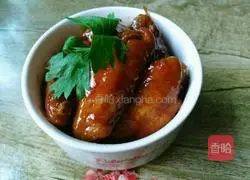 Illustration of three cups of chicken wings 13