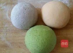 Illustration of how to make colorful vegetable noodles 2