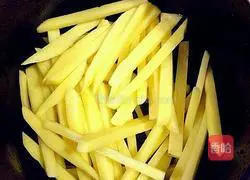 Illustration of how to make French fries 2