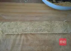 Illustration of Chinese dessert donkey rolling 4