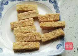 Illustration of how to make crispy thousand-layer tofu 4