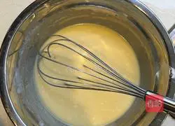 Illustration of how to make egg yolk tofu 2