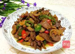 Illustration of how to make stir-fried donkey meat 9