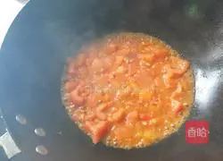 Illustration of how to make braised noodles with tomatoes and eggs 9