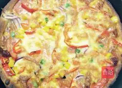 Illustration of how to make family pizza 6