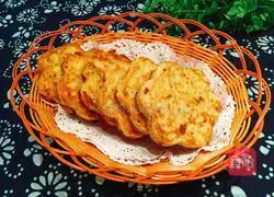 Illustration of how to make egg and potato shredded cake 8