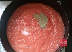 Illustration of how to make concentrated tomato paste (pizza sauce and pasta sauce) 2