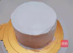 Simple fruit Illustration of how to make birthday cake with mango and dragon fruit 5
