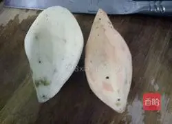 Illustration of how to make fried sweet potato 2