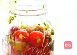 Illustration of fermented cherry tomato pickles 3