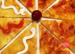 Illustration of making golden potato shredded cake 9