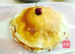 Durian and Mango Layer Cake & Pancake Practice illustration 11