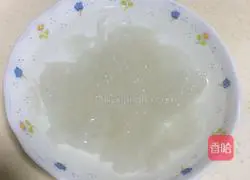 Illustration of how to make rock sugar bird's nest 1