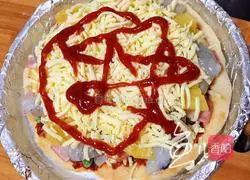 Pineapple and Shrimp Pizza Recipe Illustration 17