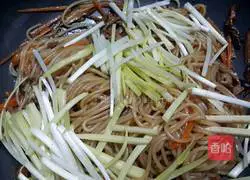 Three shredded fried rice noodles (Cantonese style) illustration 11