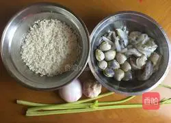 Illustration of how to make Spanish seafood risotto 1