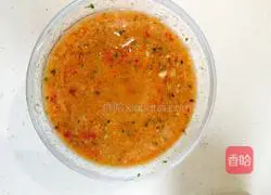 Illustration of Spanish vegetable cold soup recipe 7