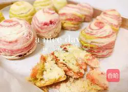 How to make coconut cranberry spiral puff pastry (handmade) Illustration 20
