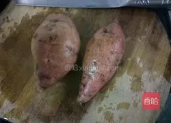 Illustration of how to make fried sweet potato 1