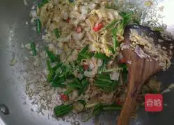 Illustration of how to make stir-fried noodles 6