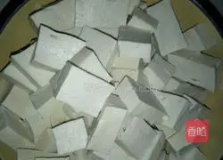 Illustration of how to make spinach and tofu dishes 3