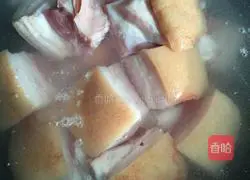 极品东Illustration of how to make pork pork 3