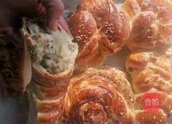 Illustration of homemade bread DIY 11