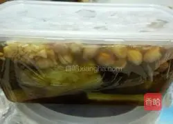 Illustration of how to make spicy kimchi (cucumber, fungus, peanut, mushroom) 4