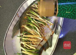 Illustration of how to make steamed bream 12