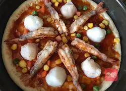Prawn fish balls Illustration of how to make pizza 5