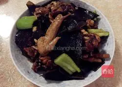 Illustration of how to make braised chicken nuggets with kelp 8