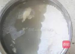 Illustration of making oatmeal dough 2