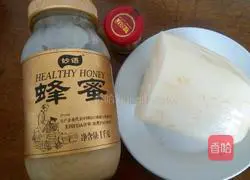 Illustration of how to make honey lotus root 1