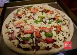 Illustration of how to make pizza 8